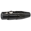 Conector Micrófono Black Hembra Blister 2U Kirlin X-32161