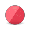 PARCHE BOMBO HYDRAULIC ROJO 20 BD20HR EVANS1