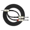 Cable Y Miniplug Stereo a 2 Plug Mono 3 Metros Y-362PR-3M Kirlin1