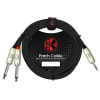 Cable 3.5 mm a Plug - 2x 1/4 Mono Plug 2 metros Kirlin Y-362PRL-21
