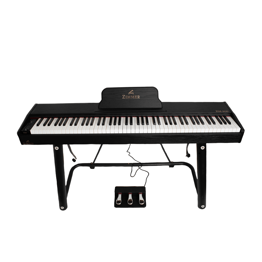 PIANO DIGITAL BLACK ZIM-800-BLK ZIMMER | Andes Musica