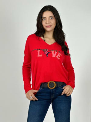 Sweater Spandex LOVE Colgado A1-6/12