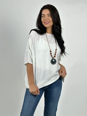 Polera Diseño Italiano con Collar A2-59