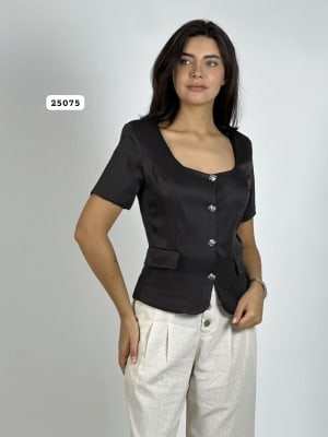 Blazer Forrado Manga Corta A2-56