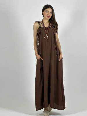 Vestido Flor Tela Cey A4-90