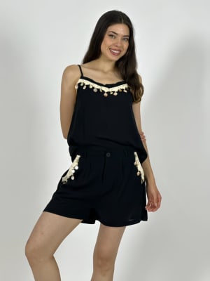 Conjunto Boho Cey Conchas Circulos Dorados A1-12/18