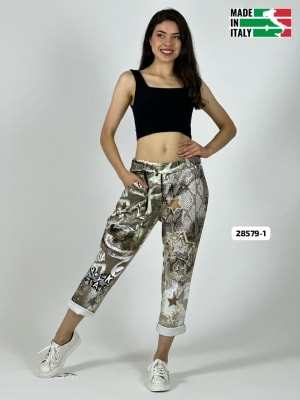 Jogger Italiano Gamuza Estrellas ROCK STAR A4-90