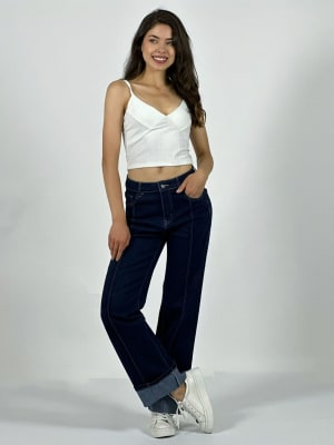 Jeans Elasticado Costura Vertical A2-62