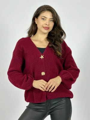 Sweater Lana Botones Caracolas y Estrellas A2-58