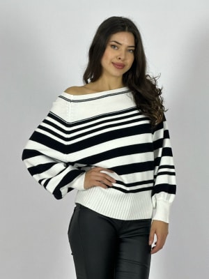 Sweater de Rayas Horizontales B4-166