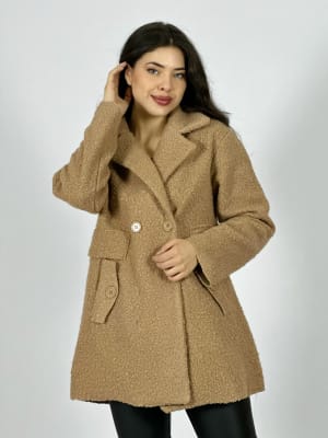 Abrigo de Corderito 2 Botones B3-147