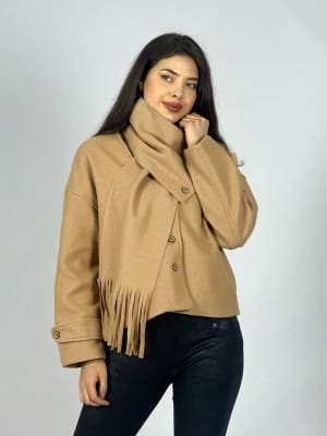 Chaqueta Paño con Bufanda A3-73