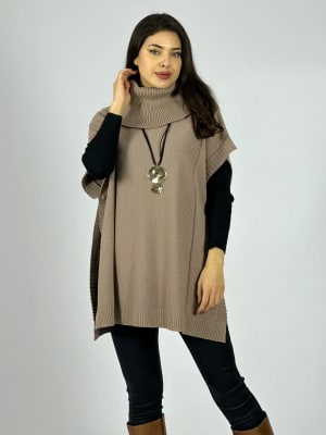 Poncho Lana Cuello Tortuga A3-76