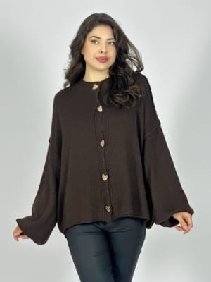 Sweater Lana Botones Corazon A3-78/81