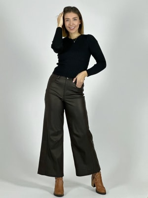 Pantalon Simple Eco Cuero A1-27