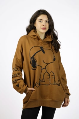 Poleron Snoopy Con Letras Dorso A3-68/71