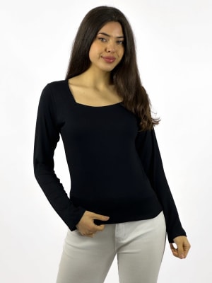 Polera Basica Cuello Cuadrado A3-80
