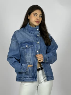 Chaqueta Jeans Botones Cruzados A2-61