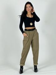 Jogger Italiano Liso con Cinturon A