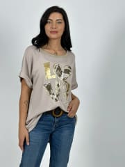 Polera LOVE Brillo y Lentejuelas A1-33