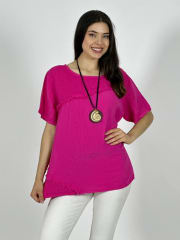 Polera Italiana Lino Costura Cruzada A1-23