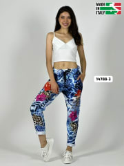 Jogger Italiano Viscosa Flores y Print A1-3