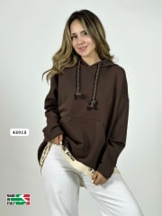 Poleron Afranelado Italiano Borde Letras B1-106/109