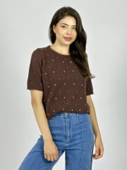 Sweater Spandex Rombos y Tachas B4-168/170