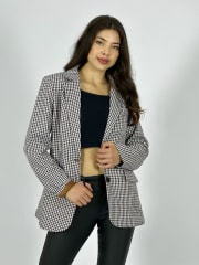 Blazer 2 Botones Cuadrilles B3-141