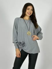 Sweater Spandex Rosa Costado A3-73