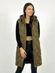 Parka Acolchada Sin Mangas B3-145/157