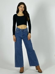 Palazzo Mezclilla con Tachas A3-73