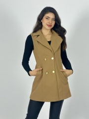 Abrigo de Paño S/Mangas 4 Botones B1-118