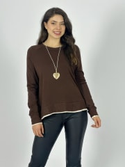 Polera Lanilla Incluye Collar de Corazon A3-73