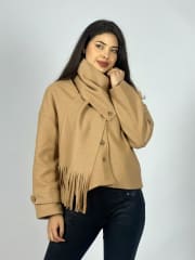 Chaqueta Paño con Bufanda A3-73