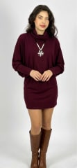 Mini Vestido Holgado Empuñado A3-80