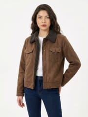 Chaqueta Gamuza Achiporrada Tachas en Bolsillos B1-96/98