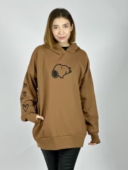 Poleron Algodon Largo Snoopy A3-81-b