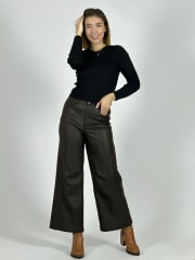 Pantalon Simple Eco Cuero A1-27