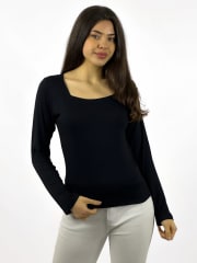 Polera Basica Cuello Cuadrado A3-80