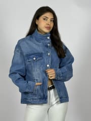 Chaqueta Jeans Botones Cruzados A2-61