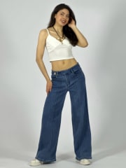 Jeans Elasticado Costura Vertical A1-25