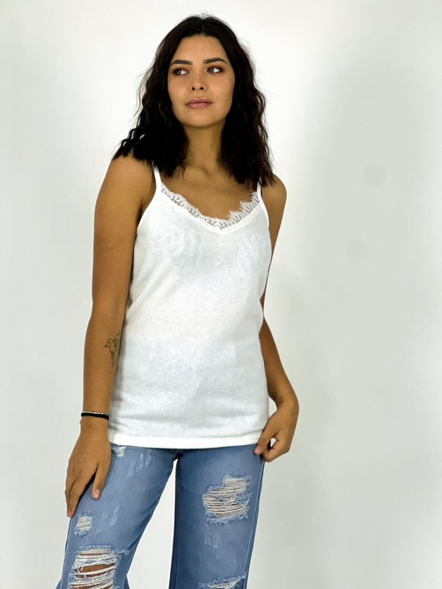 Polera  Lencera  con Gaza B1-103/1081