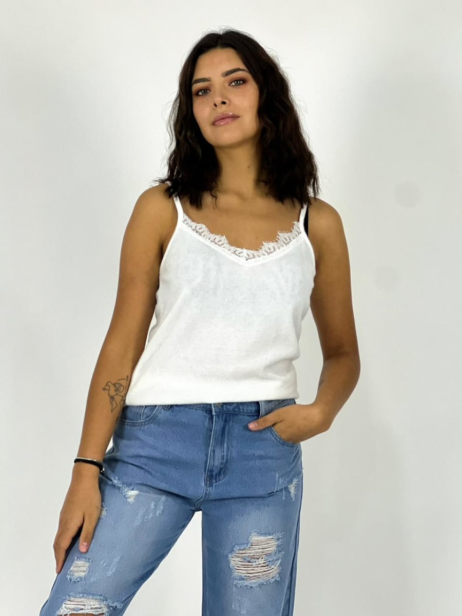 Polera  Lencera  con Gaza B1-103/1082