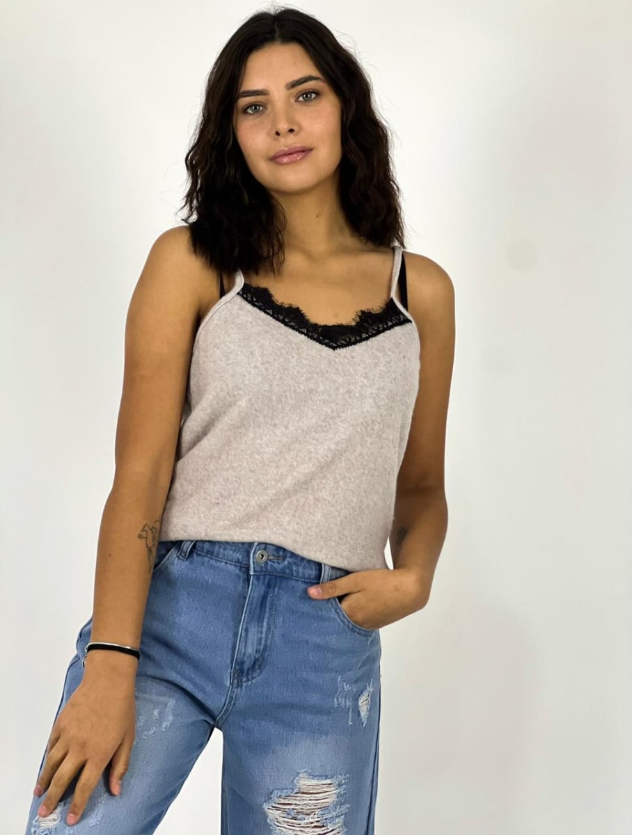 Polera  Lencera  con Gaza B1-103/1084