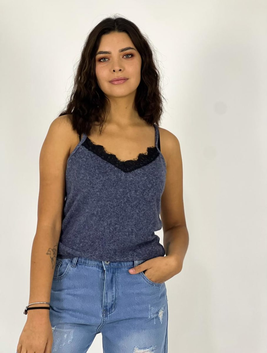 Polera  Lencera  con Gaza B1-103/1088