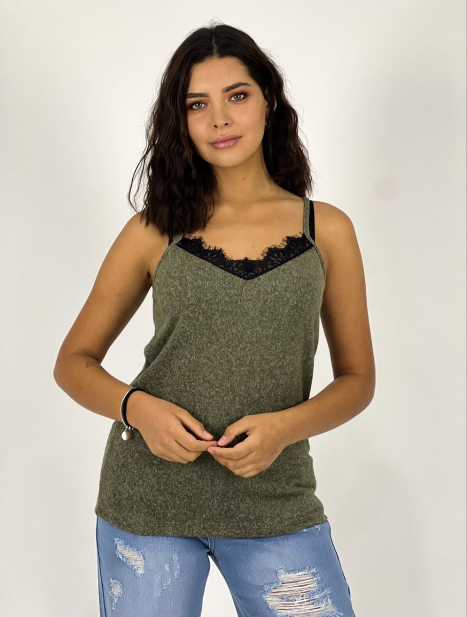 Polera  Lencera  con Gaza B1-103/10812