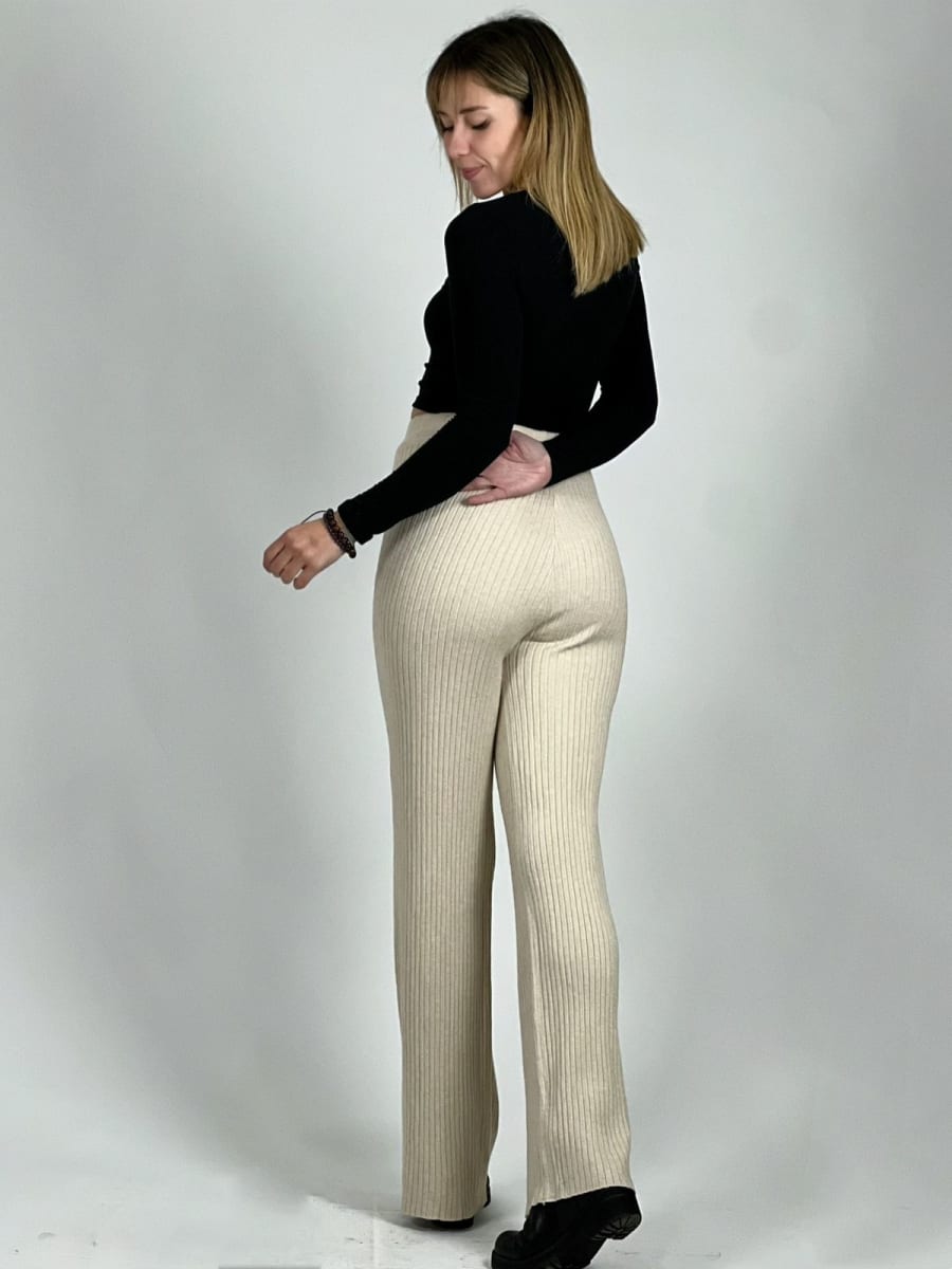 Pantalon De Lana Amarrado A1-34//403