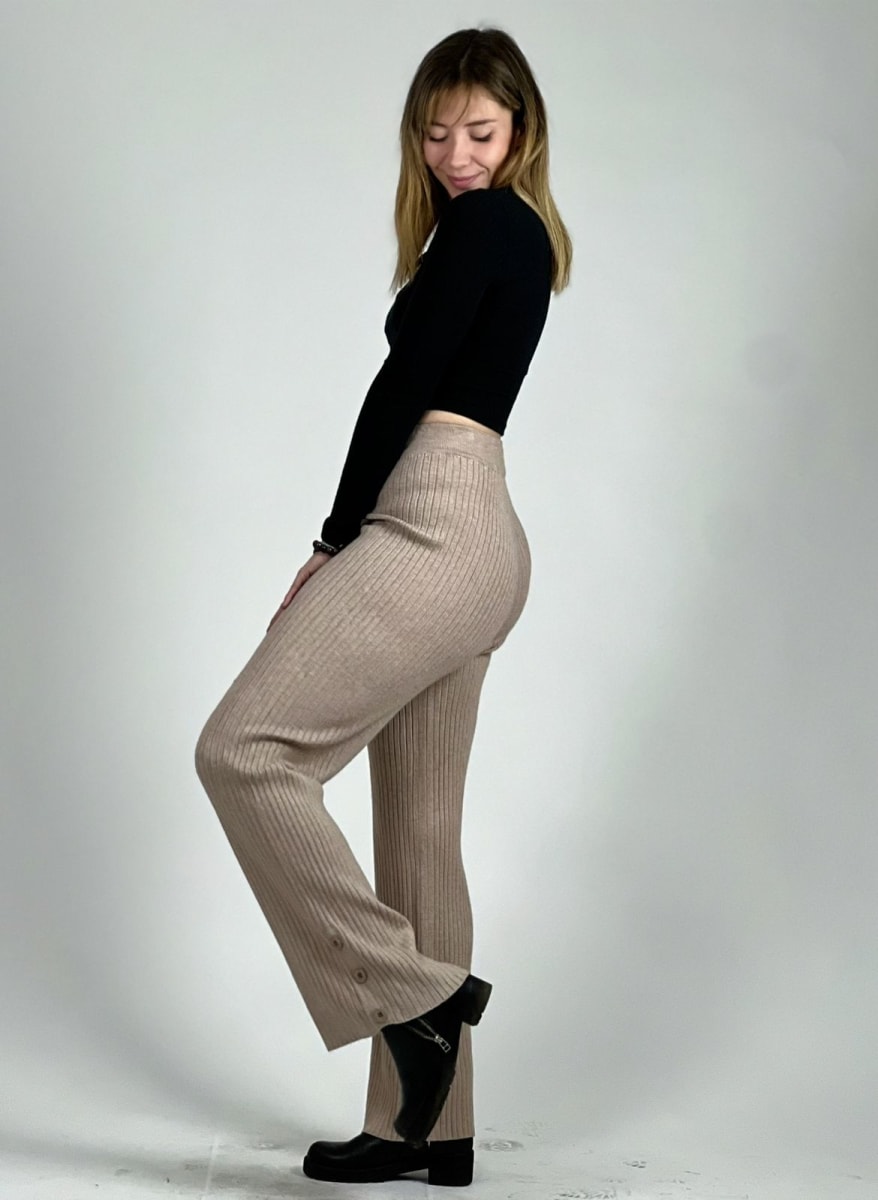 Pantalon De Lana Amarrado A1-34//4012