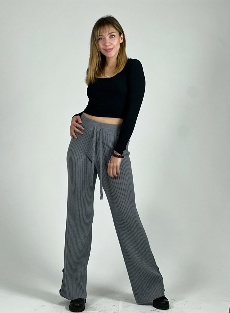 Pantalon De Lana Amarrado A1-34//405